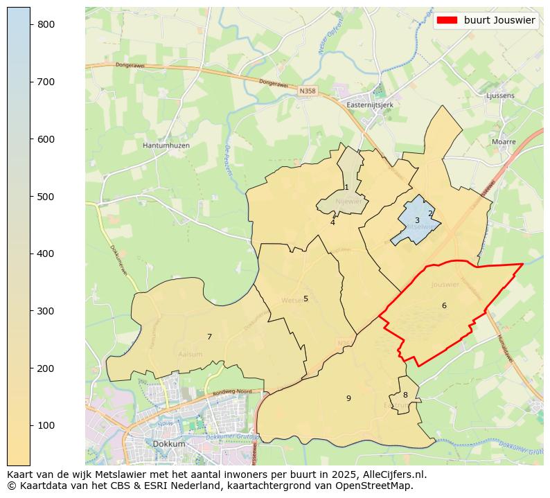 Afbeelding van de buurt Jouswier op de kaart.