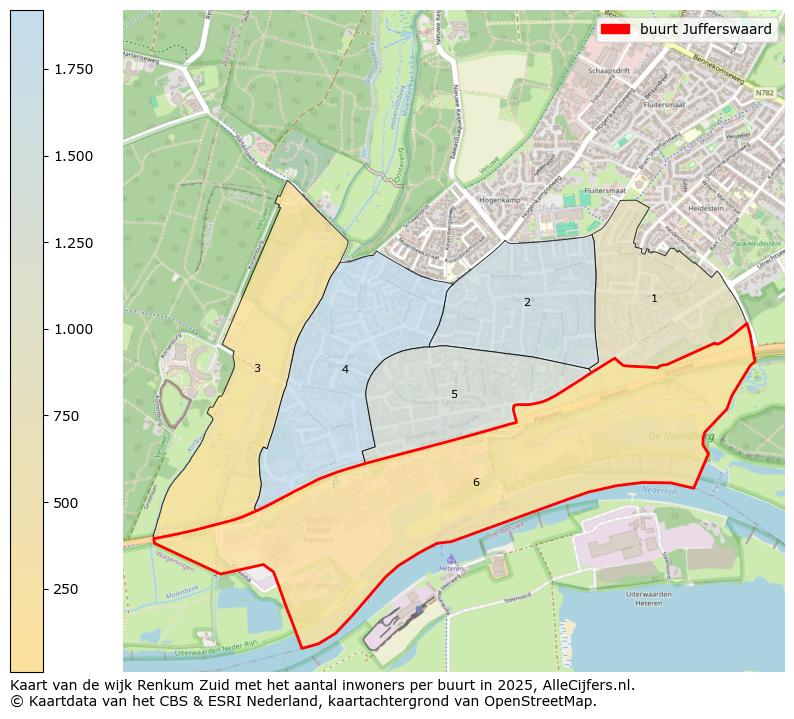 Afbeelding van de buurt Jufferswaard op de kaart.