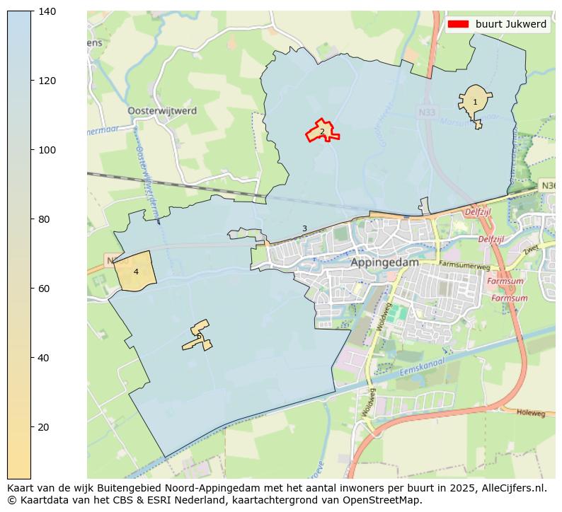 Afbeelding van de buurt Jukwerd op de kaart.