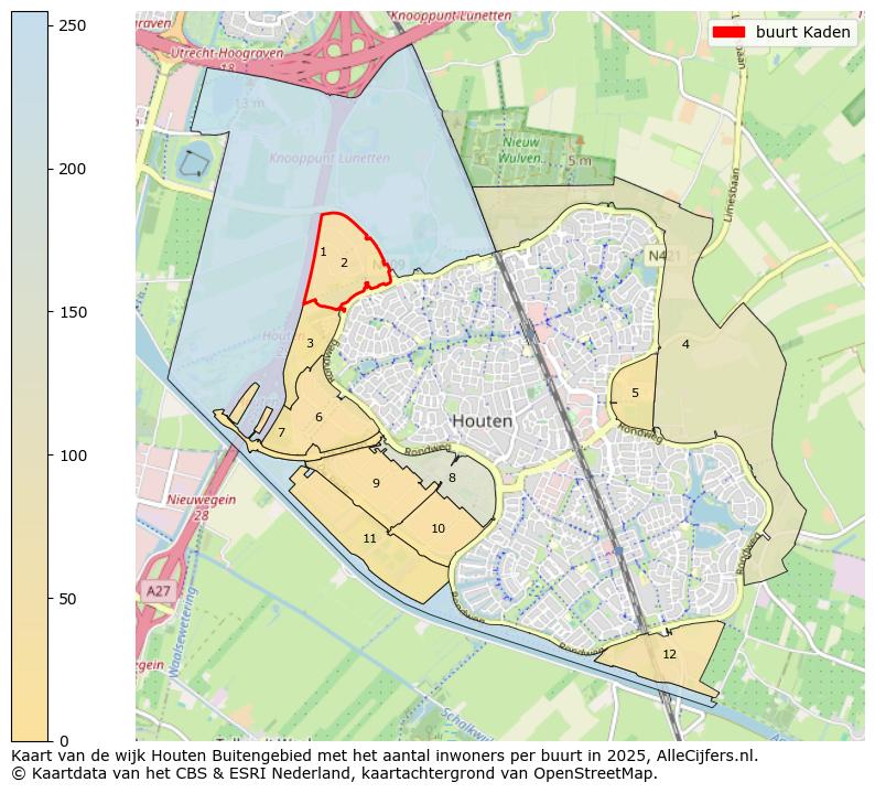 Afbeelding van de buurt Kaden op de kaart.