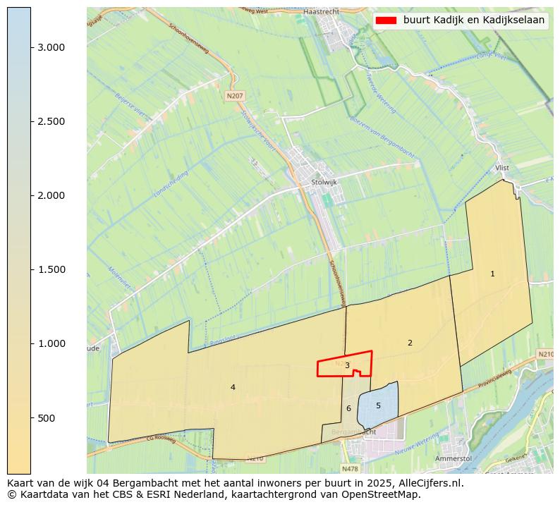 Afbeelding van de buurt Kadijk en Kadijkselaan op de kaart.