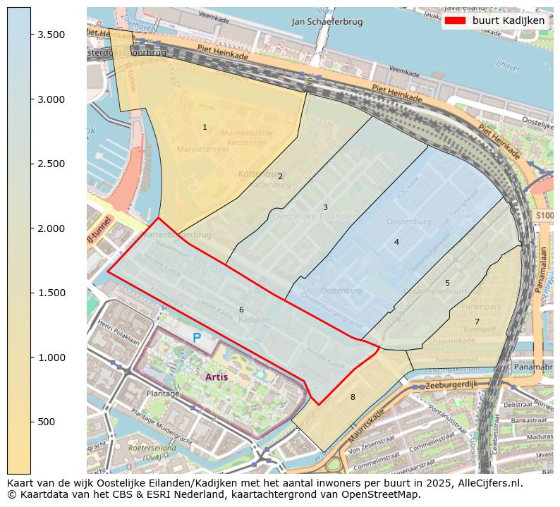 Afbeelding van de buurt Kadijken op de kaart.