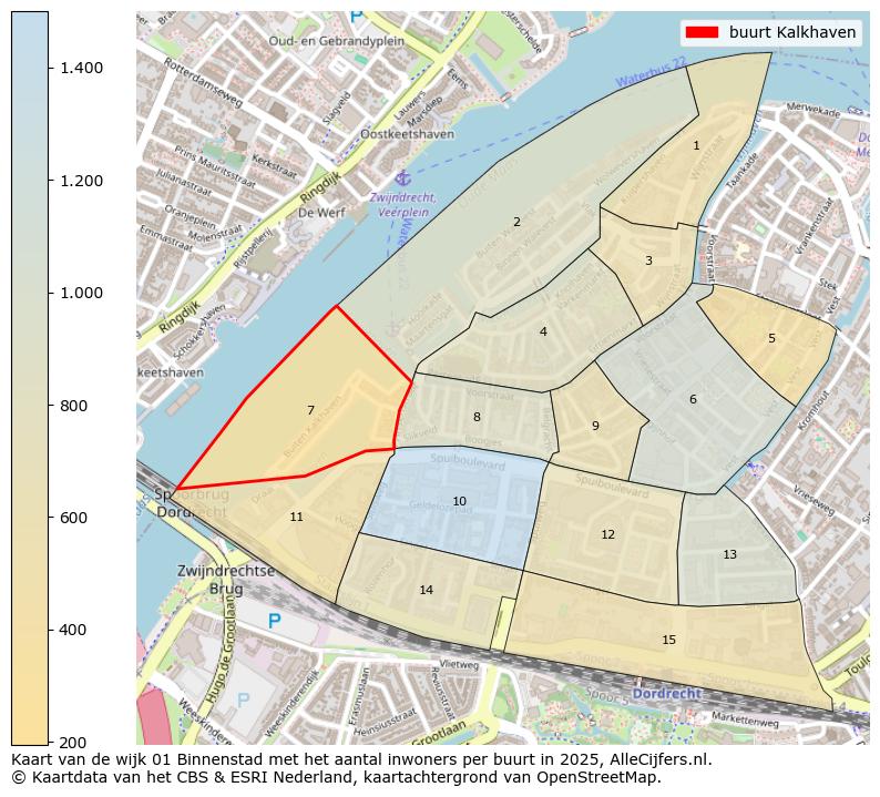 Afbeelding van de buurt Kalkhaven op de kaart.