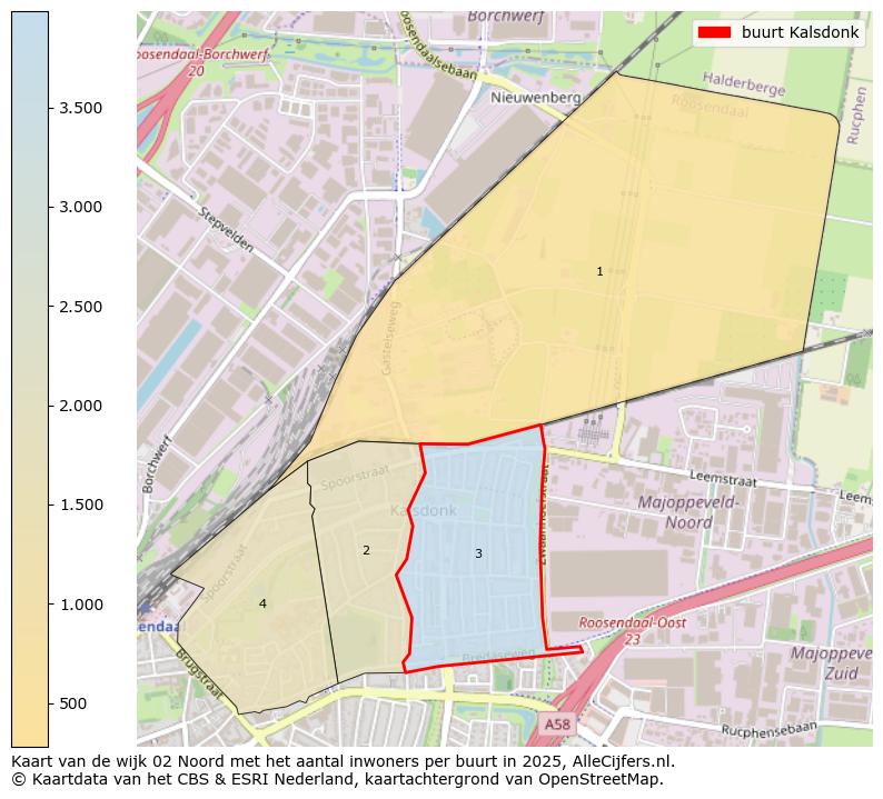 Afbeelding van de buurt Kalsdonk op de kaart.