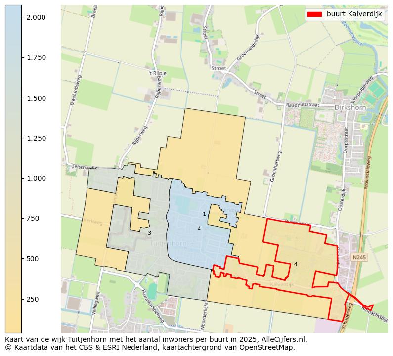 Afbeelding van de buurt Kalverdijk op de kaart.