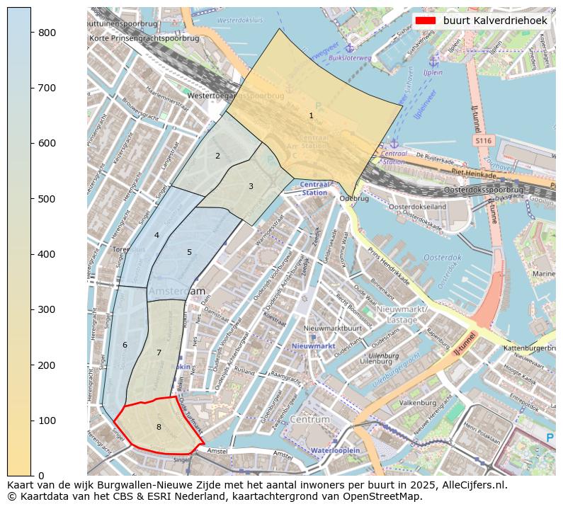 Afbeelding van de buurt Kalverdriehoek op de kaart.
