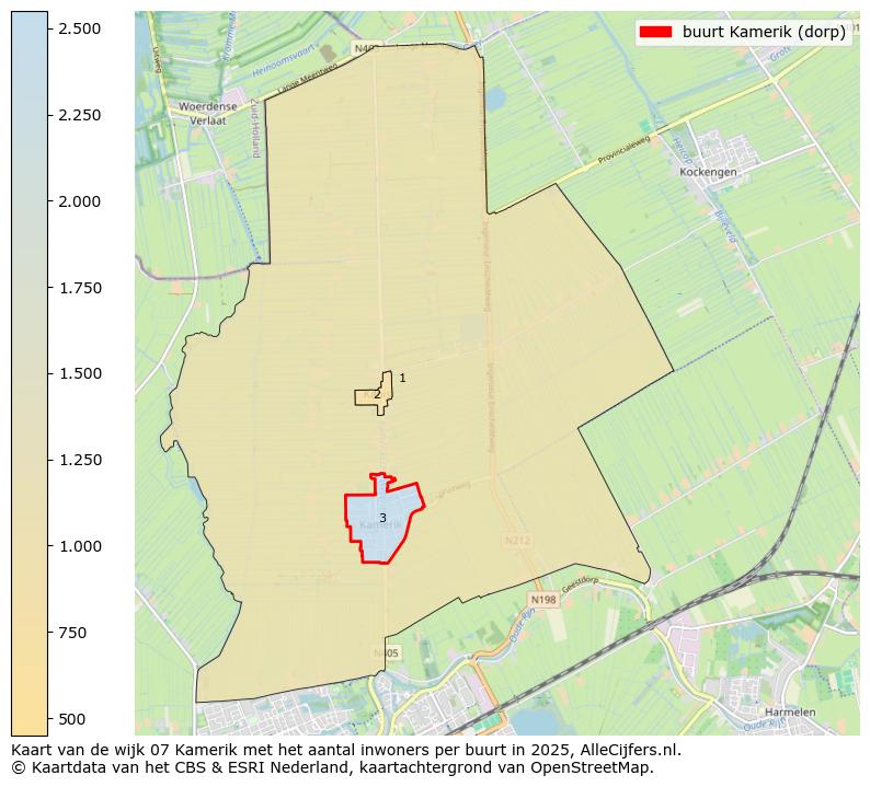 Afbeelding van de buurt Kamerik (dorp) op de kaart.