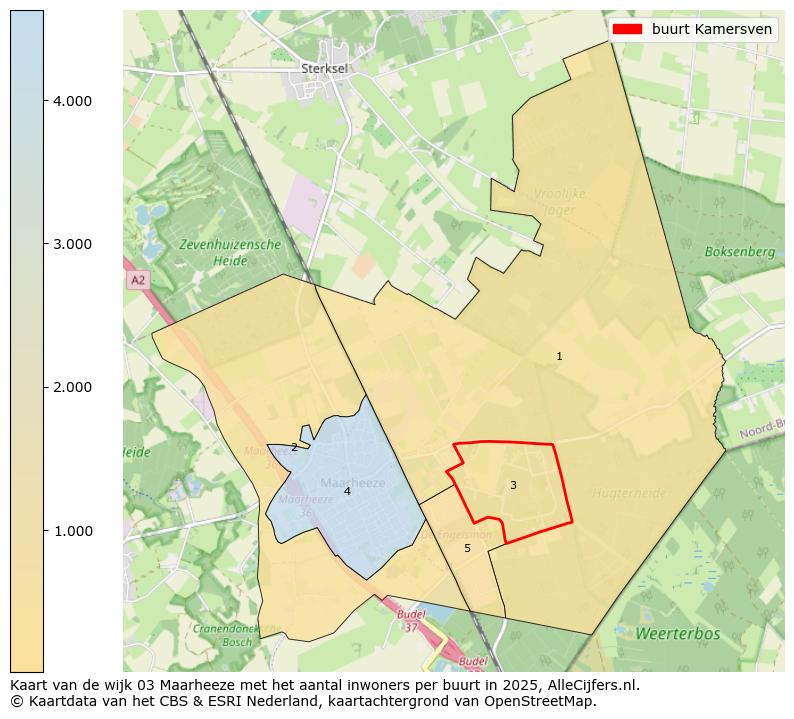 Afbeelding van de buurt Kamersven op de kaart.