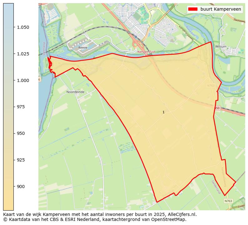 Afbeelding van de buurt Kamperveen op de kaart.