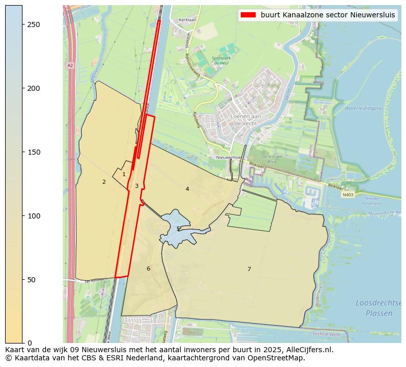 Afbeelding van de buurt Kanaalzone sector Nieuwersluis op de kaart.