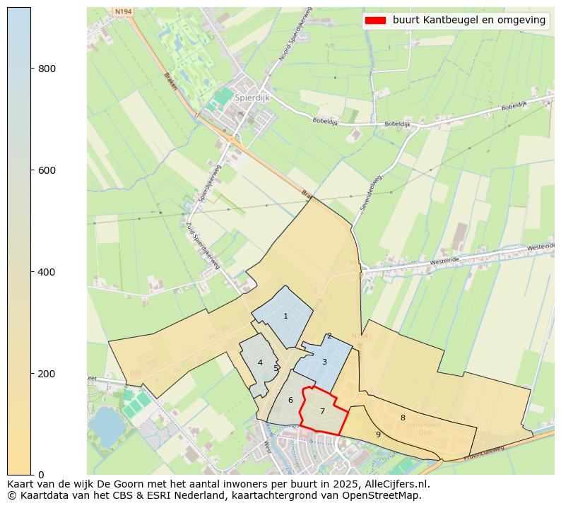 Afbeelding van de buurt Kantbeugel en omgeving op de kaart.