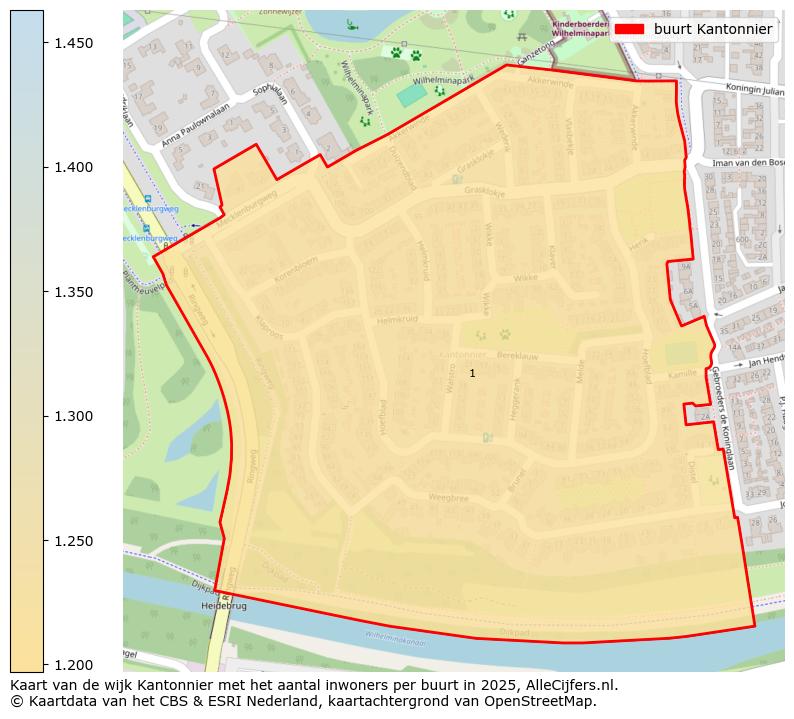 Afbeelding van de buurt Kantonnier op de kaart.