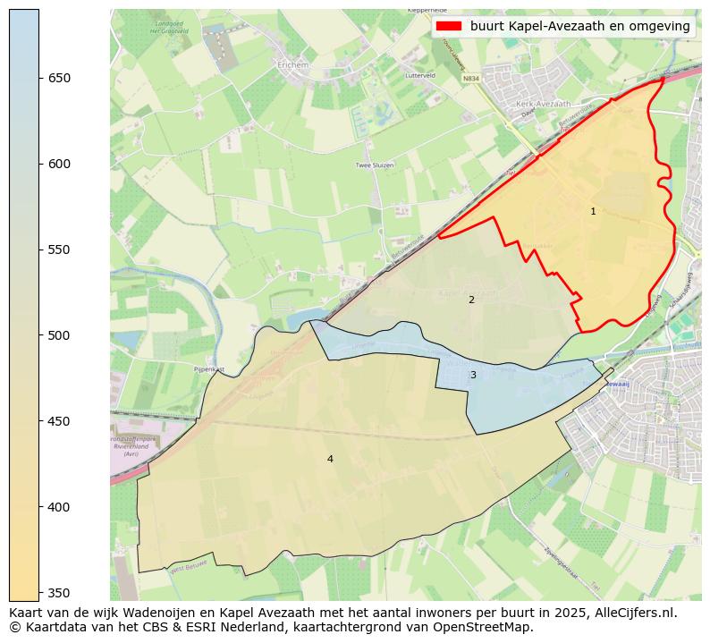 Afbeelding van de buurt Kapel-Avezaath en omgeving op de kaart.