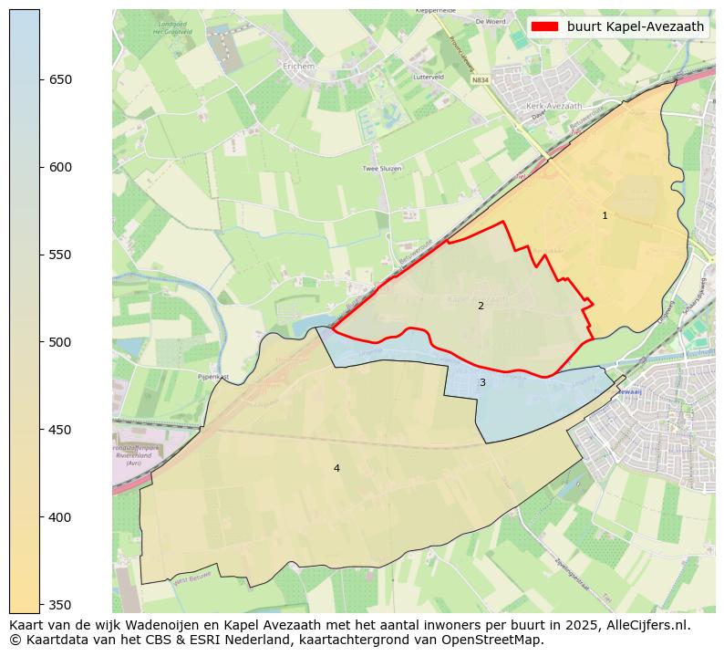 Afbeelding van de buurt Kapel-Avezaath op de kaart.