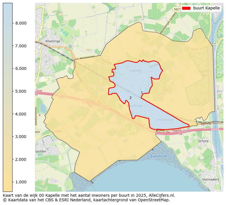 Afbeelding van de buurt Kapelle op de kaart.