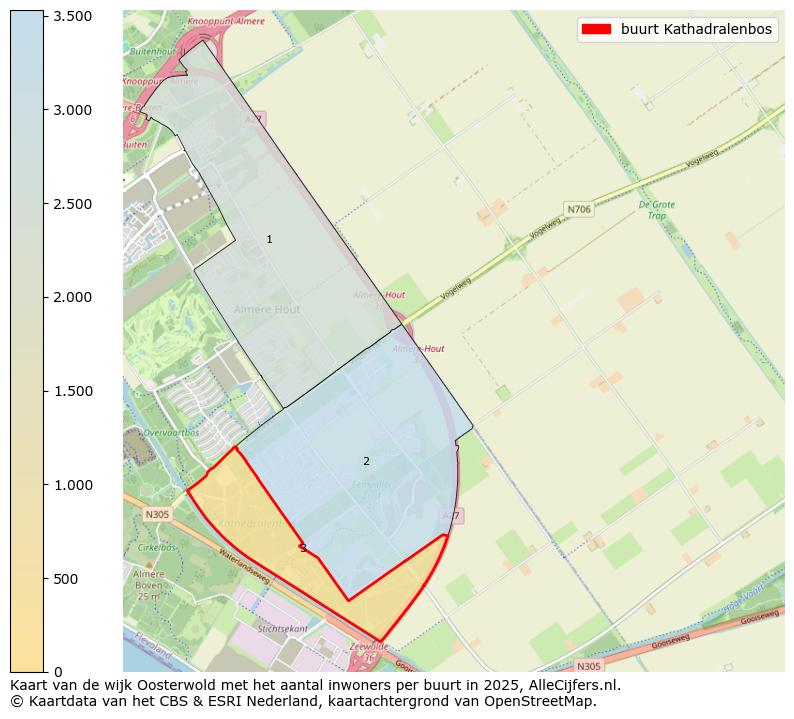 Afbeelding van de buurt Kathadralenbos op de kaart.
