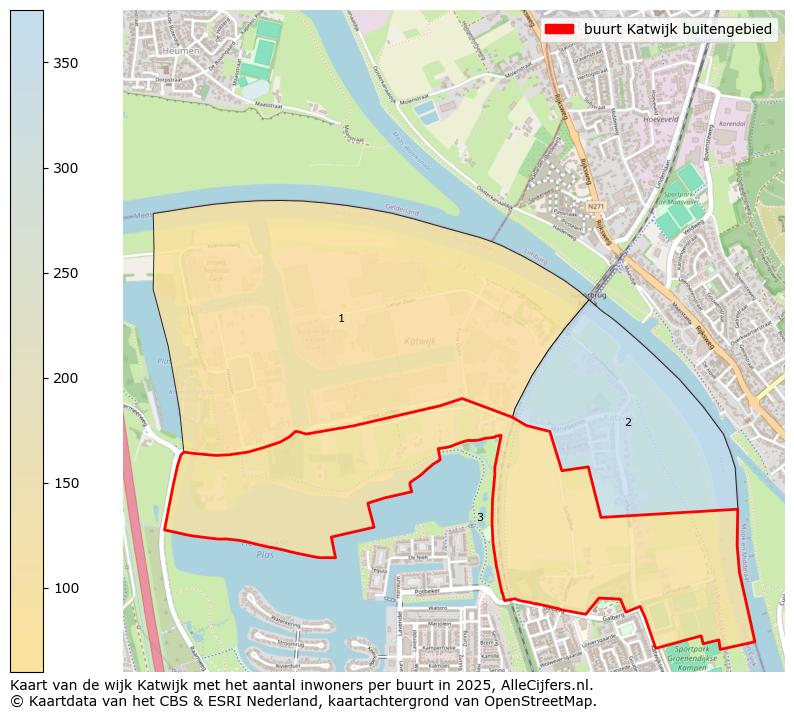 Afbeelding van de buurt Katwijk buitengebied op de kaart.