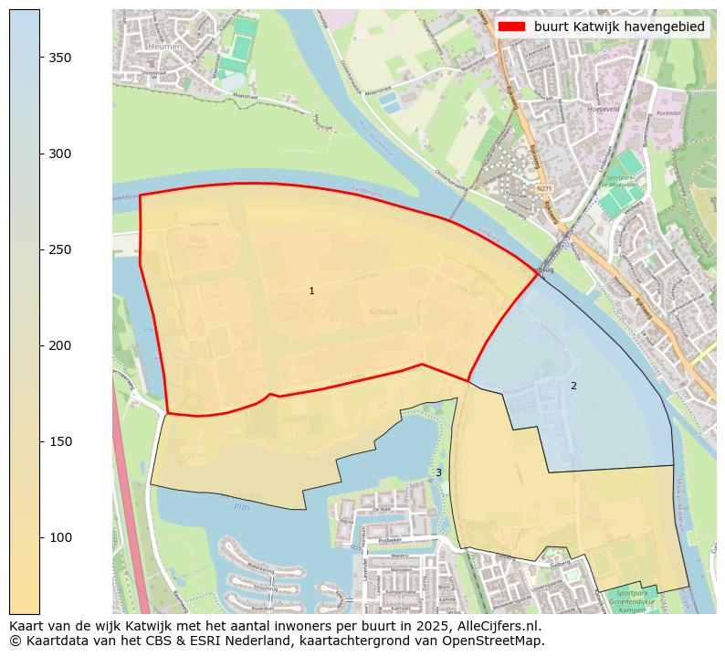 Afbeelding van de buurt Katwijk havengebied op de kaart.