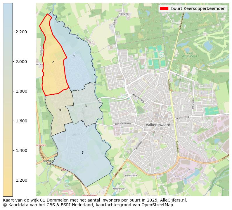 Afbeelding van de buurt Keersopperbeemden op de kaart.