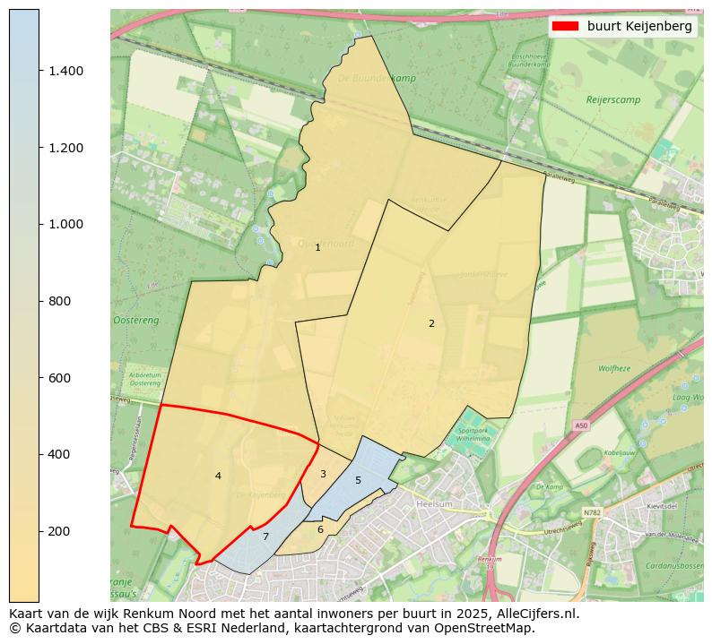 Afbeelding van de buurt Keijenberg op de kaart.