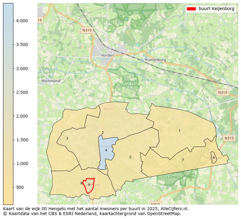Afbeelding van de buurt Keijenborg op de kaart.