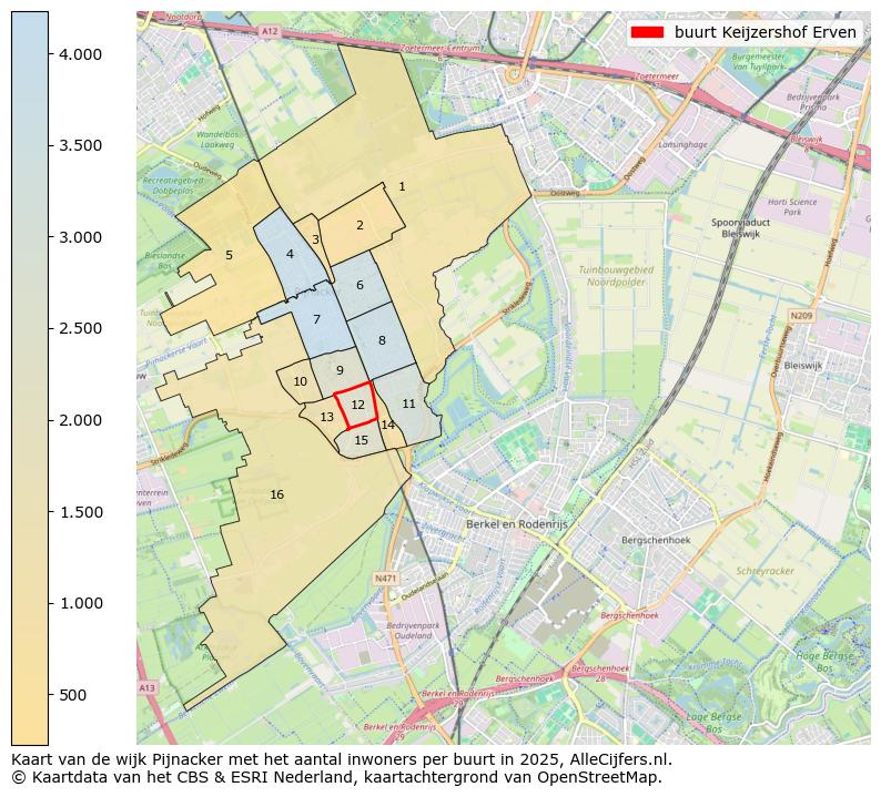 Afbeelding van de buurt Keijzershof Erven op de kaart.