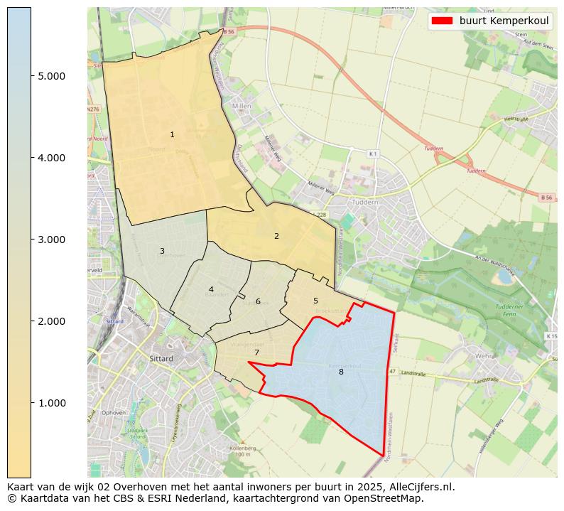 Afbeelding van de buurt Kemperkoul op de kaart.