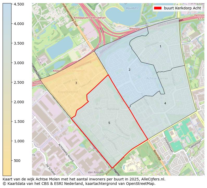Afbeelding van de buurt Kerkdorp Acht op de kaart.