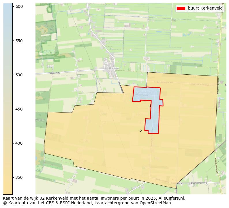 Afbeelding van de buurt Kerkenveld op de kaart.