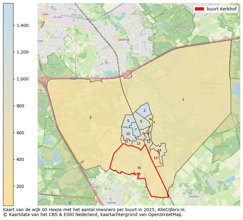 Afbeelding van de buurt Kerkhof op de kaart.