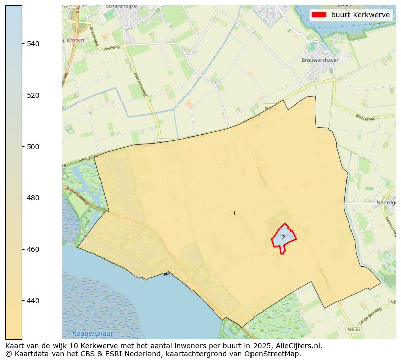 Afbeelding van de buurt Kerkwerve op de kaart.