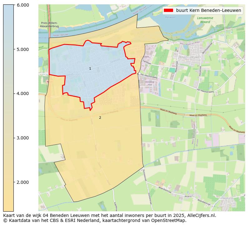 Afbeelding van de buurt Kern Beneden-Leeuwen op de kaart.