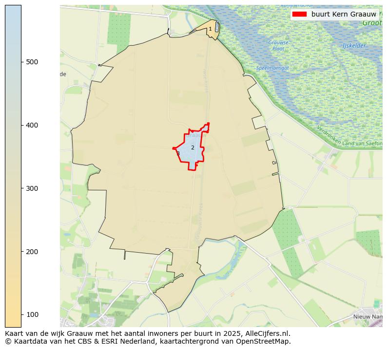 Afbeelding van de buurt Kern Graauw op de kaart.