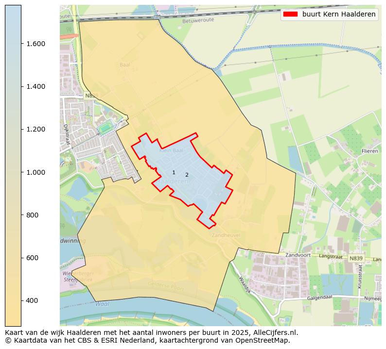 Afbeelding van de buurt Kern Haalderen op de kaart.