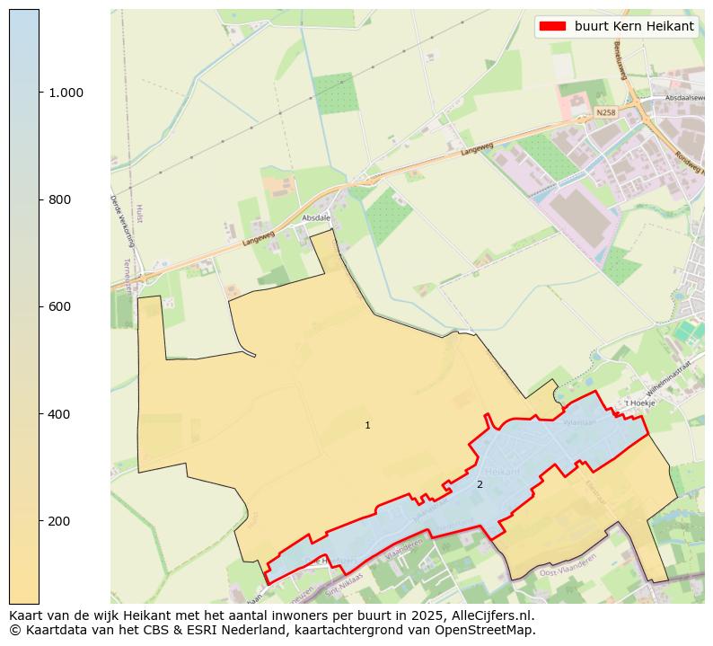 Afbeelding van de buurt Kern Heikant op de kaart.