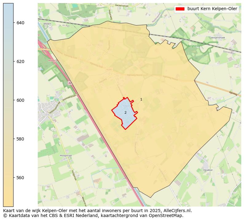 Afbeelding van de buurt Kern Kelpen-Oler op de kaart.
