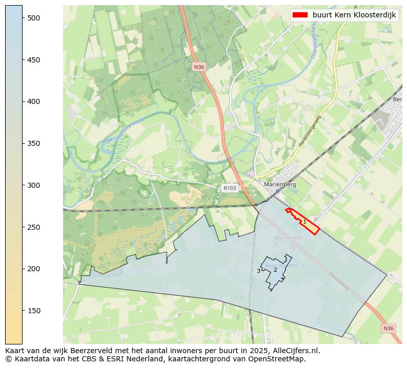 Afbeelding van de buurt Kern Kloosterdijk op de kaart.