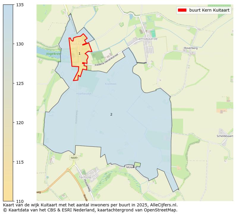 Afbeelding van de buurt Kern Kuitaart op de kaart.