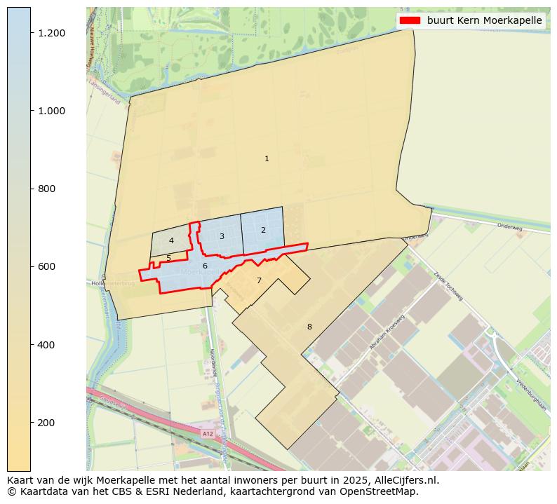 Afbeelding van de buurt Kern Moerkapelle op de kaart.