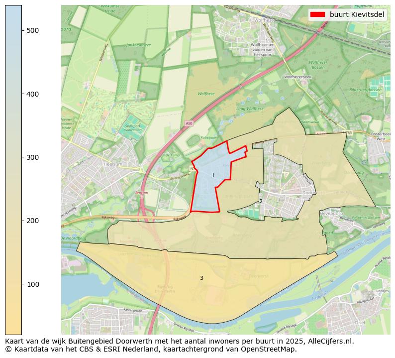 Afbeelding van de buurt Kievitsdel op de kaart.