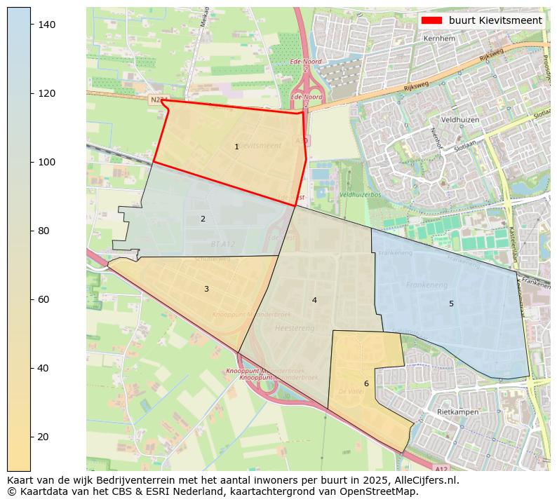 Afbeelding van de buurt Kievitsmeent op de kaart.
