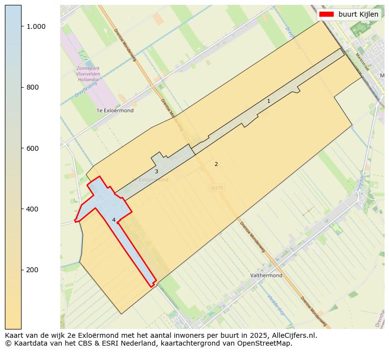 Afbeelding van de buurt Kijlen op de kaart.