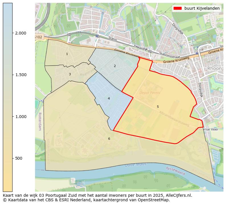 Afbeelding van de buurt Kijvelanden op de kaart.