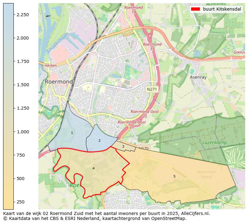 Afbeelding van de buurt Kitskensdal op de kaart.
