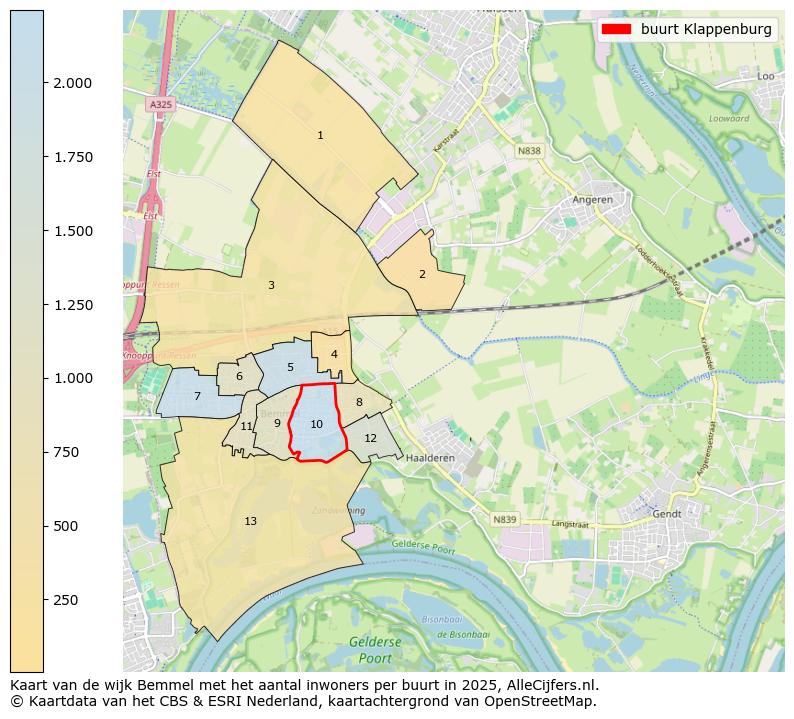Afbeelding van de buurt Klappenburg op de kaart.