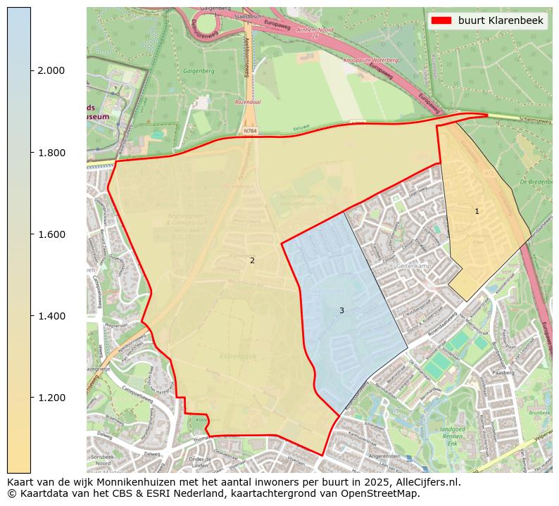 Afbeelding van de buurt Klarenbeek op de kaart.