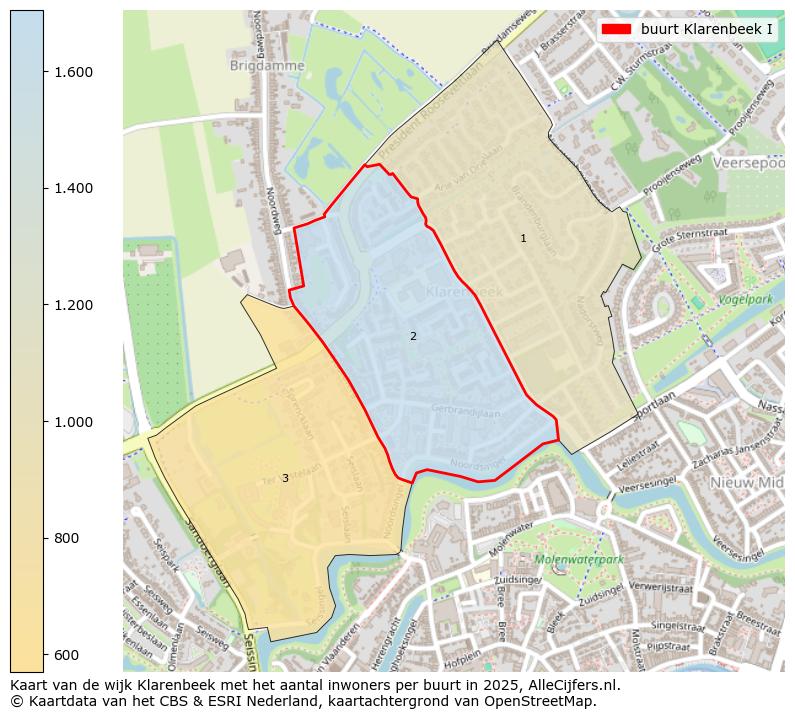 Afbeelding van de buurt Klarenbeek I op de kaart.