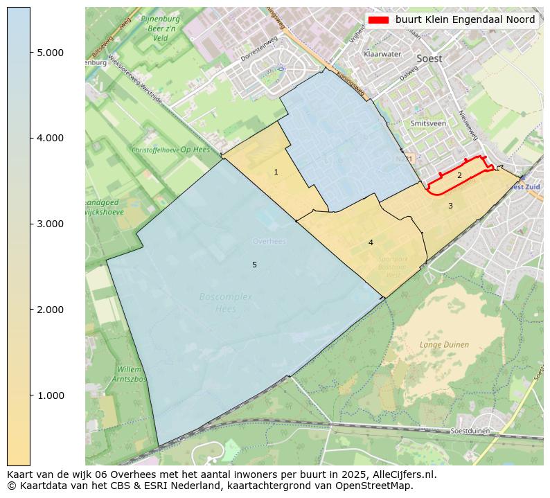 Afbeelding van de buurt Klein Engendaal Noord op de kaart.