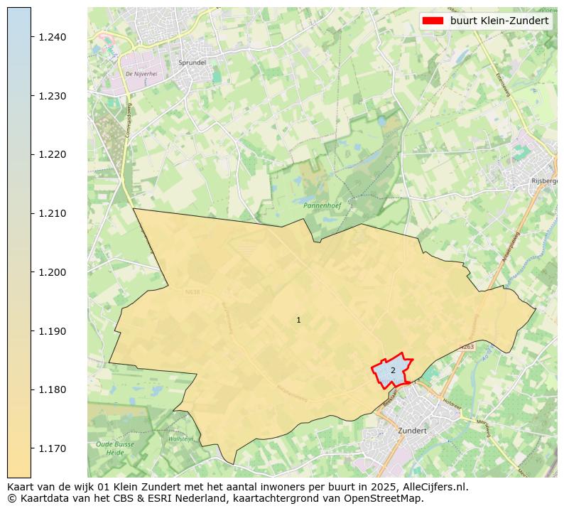 Afbeelding van de buurt Klein-Zundert op de kaart.