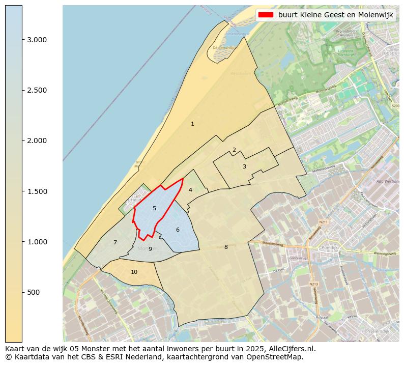 Afbeelding van de buurt Kleine Geest en Molenwijk op de kaart.